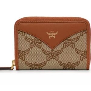 MCM Himmel Fabric Zip Around Wallet New $310 Retail
